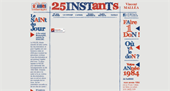 Desktop Screenshot of 25instants.aides.org